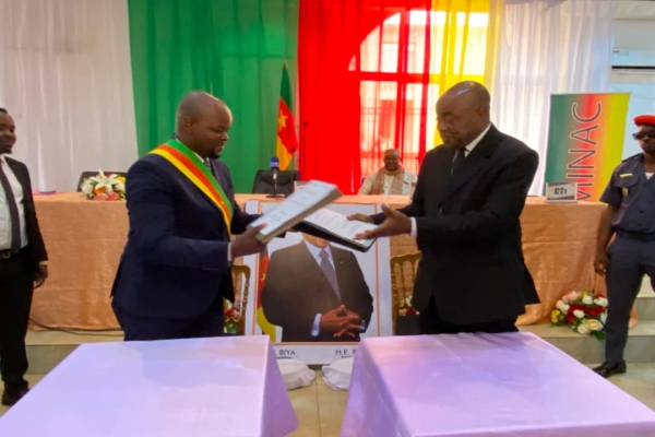 Signature de la Convention de Collaboration relative à l’exploitation et à la valorisation de la Stèle commémorative d’Eséka.