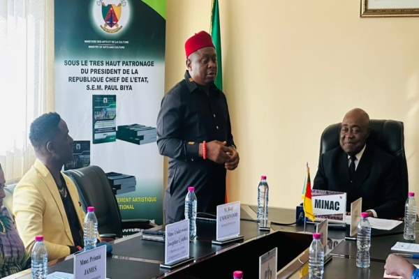 CAMIFF GUESTS OF HONOR RECEIVED BY THE MINISTER OF ARTS AND CULTURE 