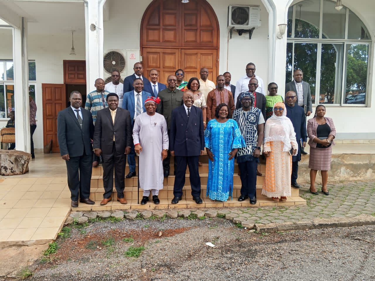 officials join to immortalise the moment